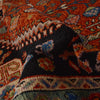 Shirazi Area Rug Handmade Red Medallion 7x10 ft