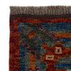 Shirazi Area Rug Handmade Blue Medallion 4x7 ft