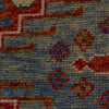 Shirazi Area Rug Handmade Blue Medallion 4x7 ft