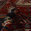 Shirazi Area Rug Handmade Red Medallion 7x10 ft