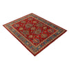 Oushak Area Rug Handmade Red Floral 7x10 ft