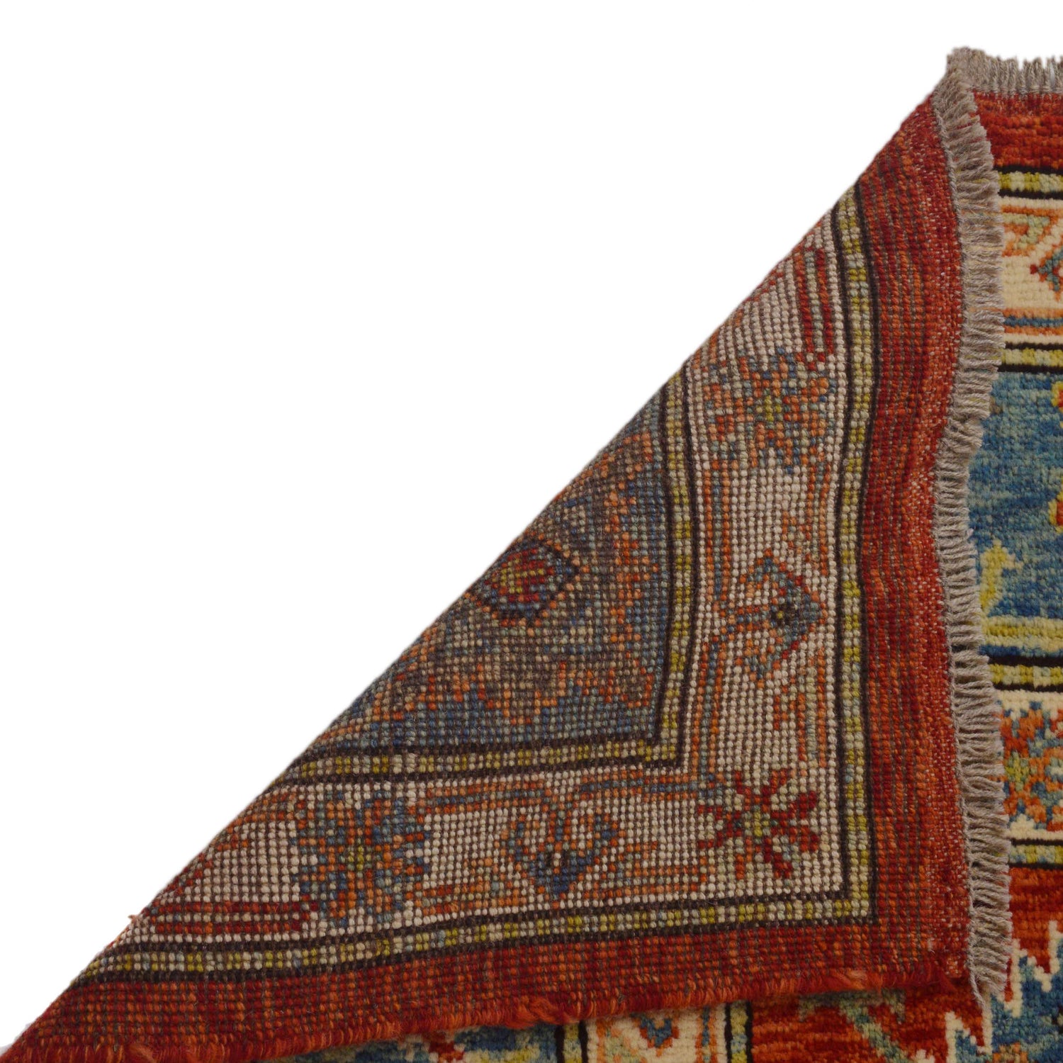 Oushak Area Rug Handmade Red Floral 7x10 ft