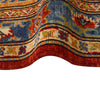 Shirazi Area Rug Handmade Red Medallion 4x7 ft