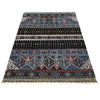 Gabbeh Area Rug Handmade Multi Medallion 7x10 ft