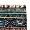Gabbeh Area Rug Handmade Multi Medallion 7x10 ft