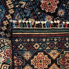 Gabbeh Area Rug Handmade Multi Medallion 5x8 ft