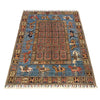Shikargah Area Rug Handmade Multi Animal/Birds 3x5 ft