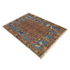Shikargah Area Rug Handmade Multi Animal/Birds 3x5 ft