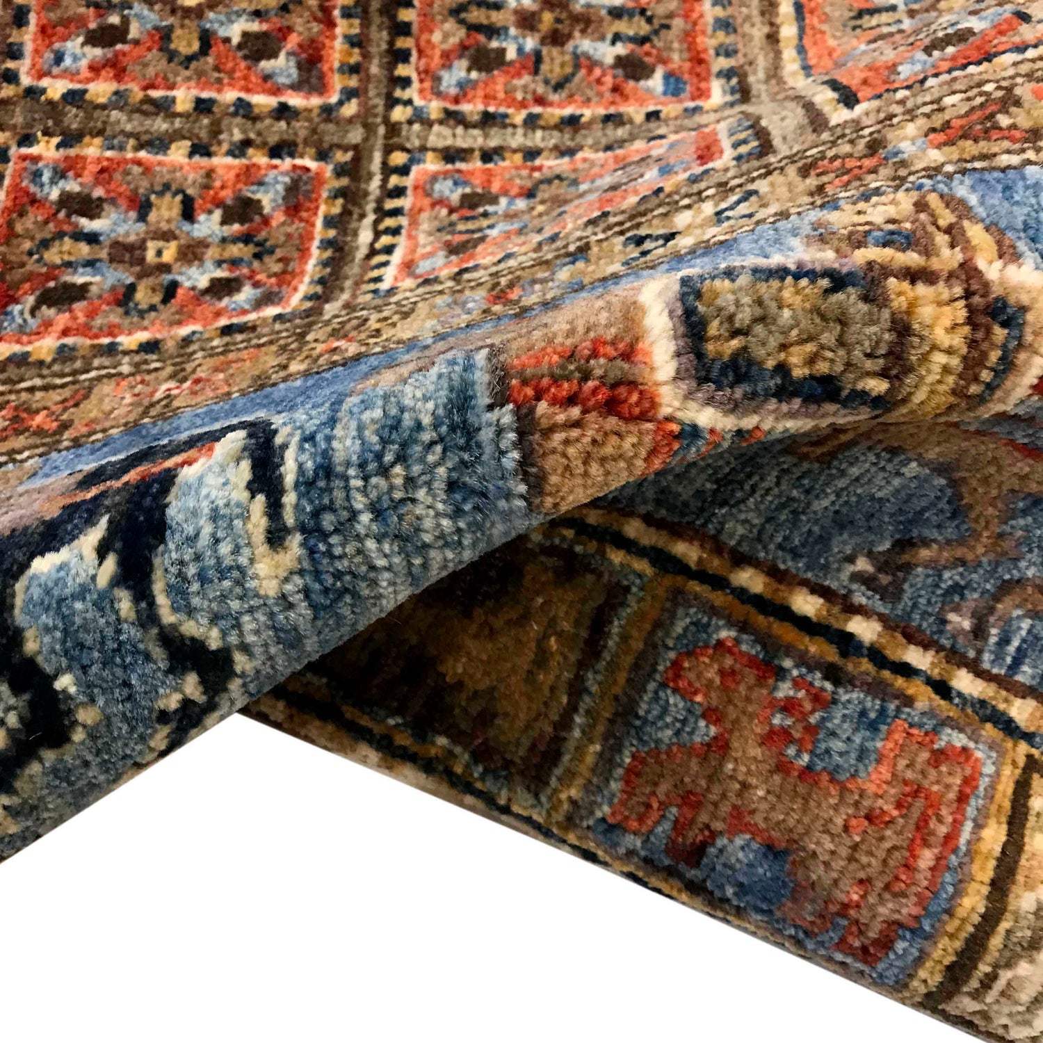 Shikargah Area Rug Handmade Multi Animal/Birds 3x5 ft