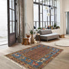 Shikargah Area Rug Handmade Multi Animal/Birds 3x5 ft