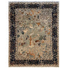Tree Of Life Area Rug Handmade Multi Floral 6x9 ft