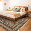 Sultani Area Rug Handmade Multi Floral 5x8 ft