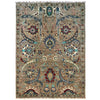 Sultani Area Rug Handmade Multi Floral 5x8 ft