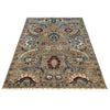 Sultani Area Rug Handmade Multi Floral 5x8 ft