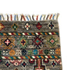 Gabbeh Area Rug Handmade Gray Medallion 5x8 ft