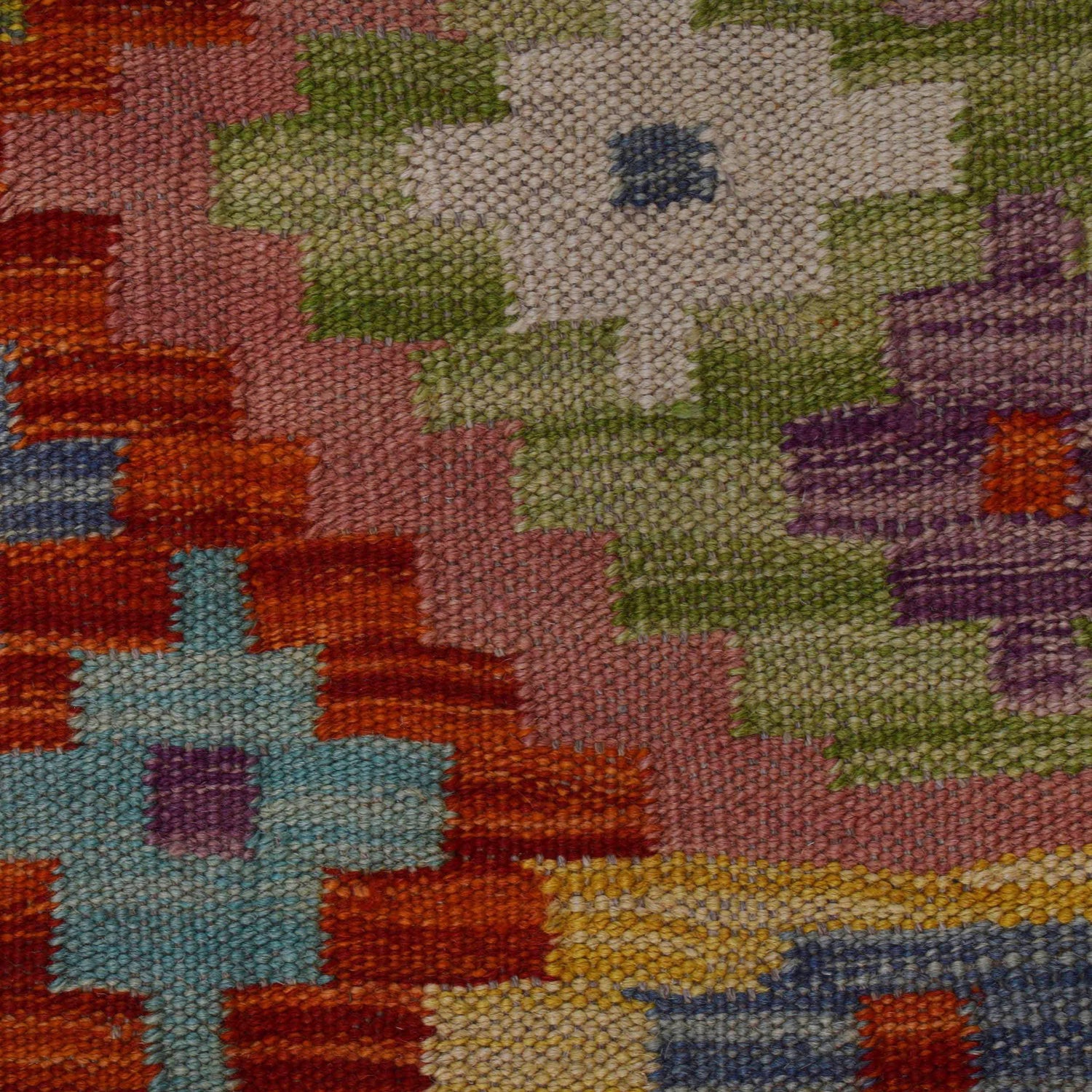Handmade Multi Kilim Geometric 4x7 ft