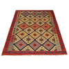 Handmade Multi Kilim Geometric 4x7 ft