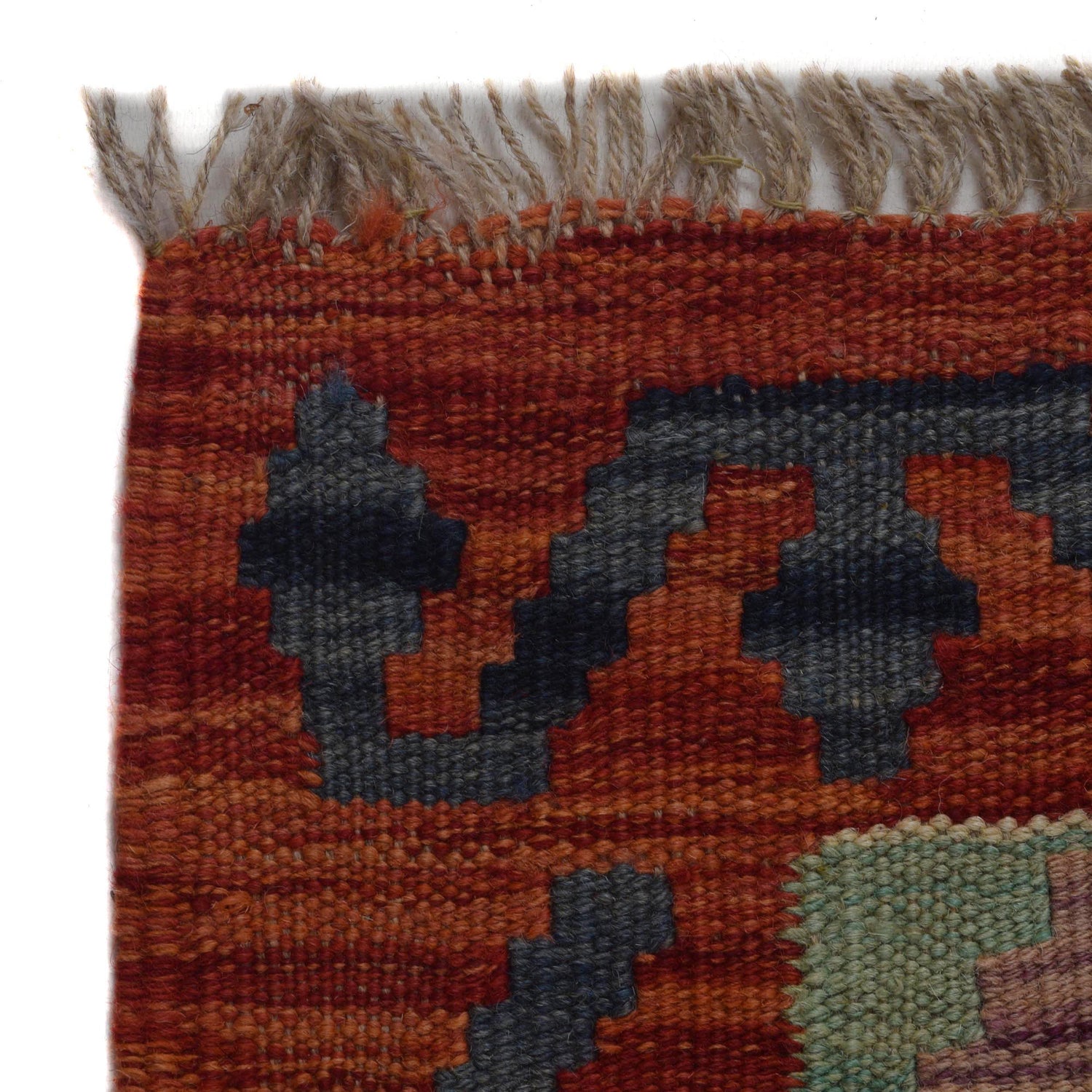 Handmade Multi Kilim Geometric 4x7 ft