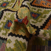 Handmade Multi Kilim Geometric 4x7 ft