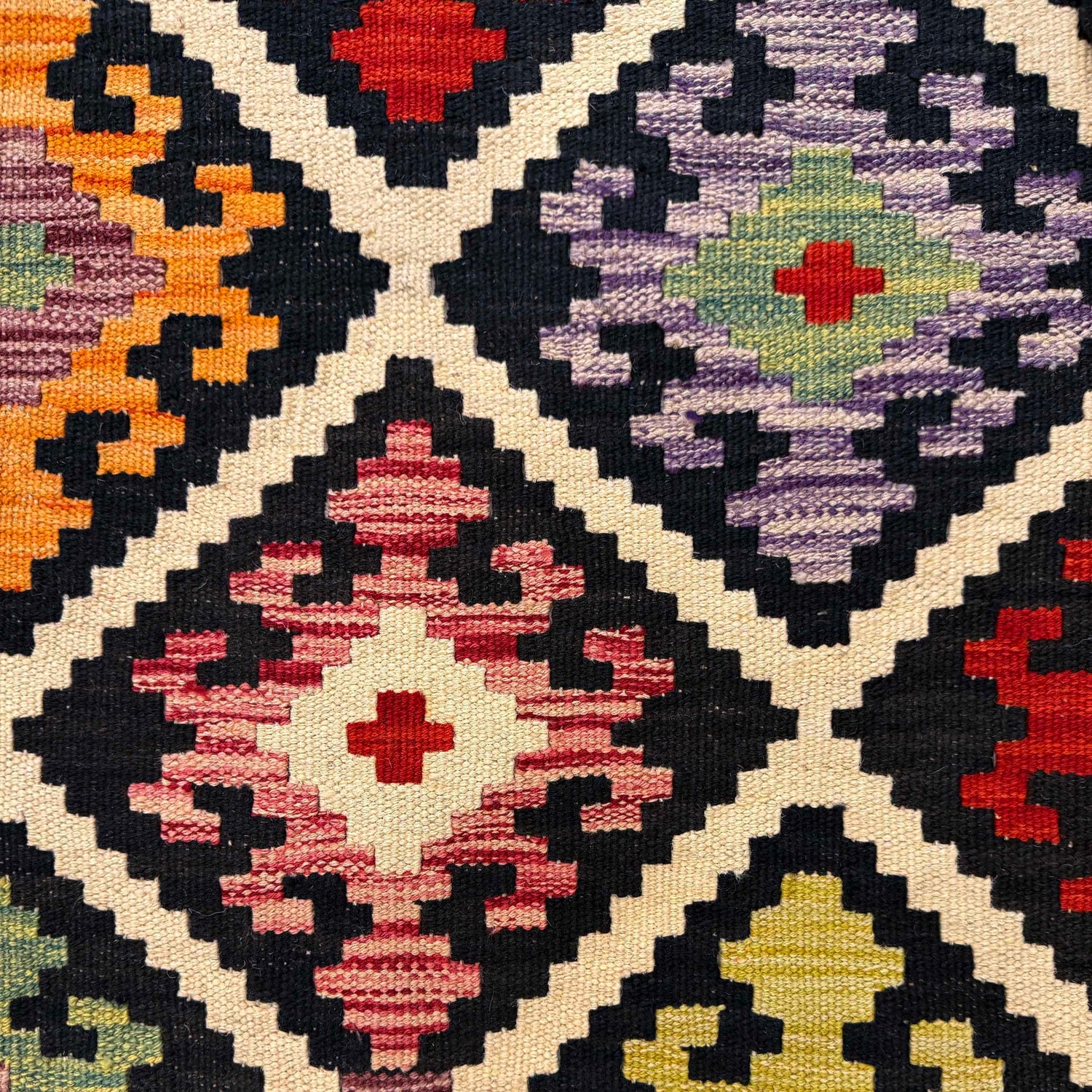 Handmade Multi Kilim Geometric 5x8 ft