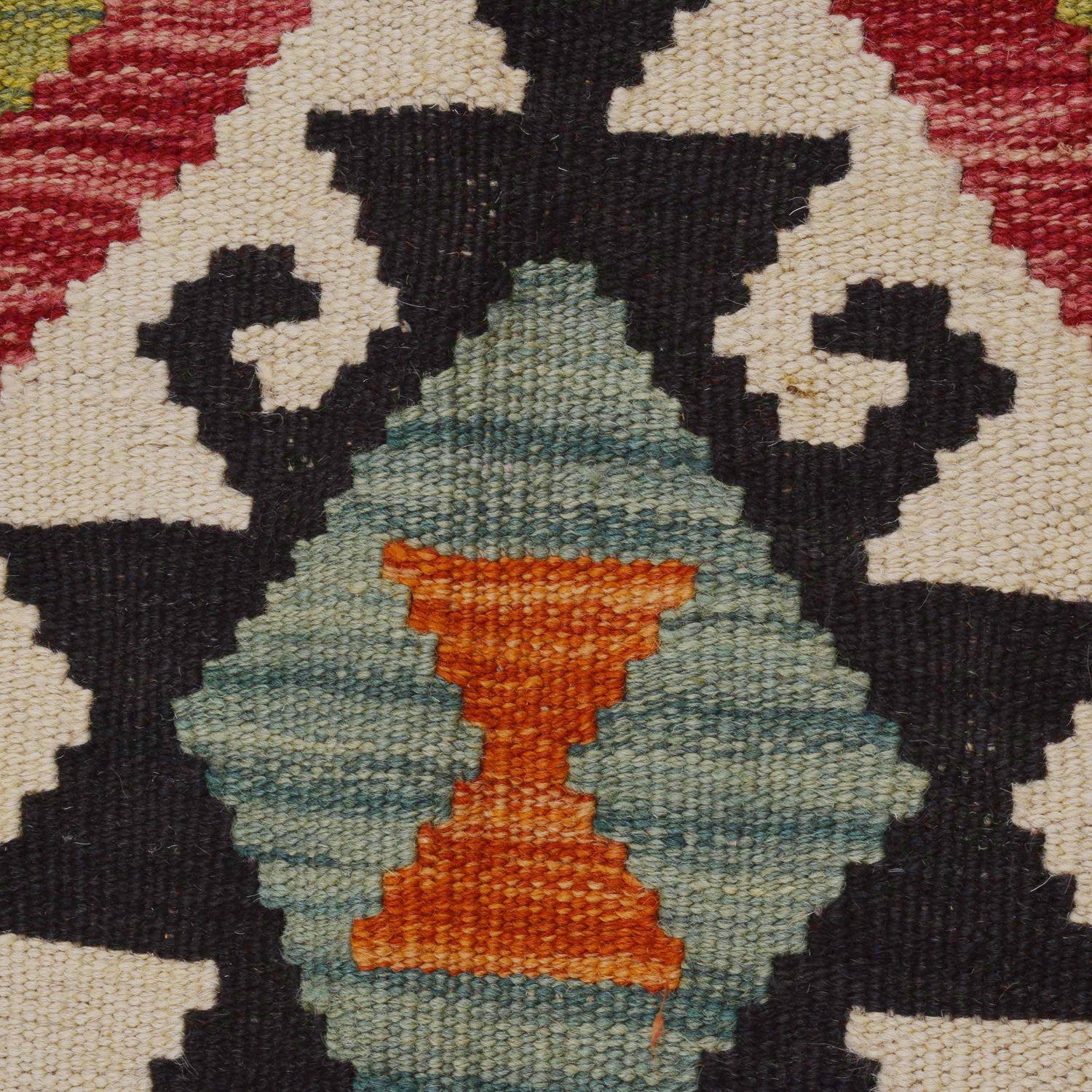 Handmade Multi Kilim Geometric 4x7 ft