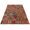 Handmade Multi Kilim Geometric 5x8 ft