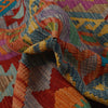 Handmade Multi Kilim Geometric 5x8 ft