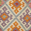 Handmade Multi Kilim Geometric 10' Runner