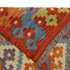 Handmade Multi Kilim Geometric 10' Runner