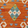 Handmade Multi Kilim Geometric 10' Runner