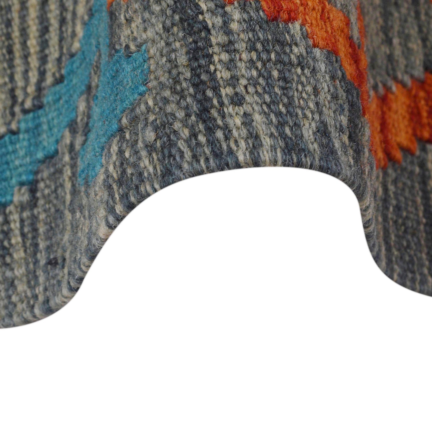 Handmade Multi Kilim Geometric 10' Runner