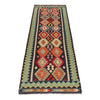 Handmade Multi Kilim Geometric 10' Runner