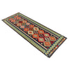 Handmade Multi Kilim Geometric 10' Runner