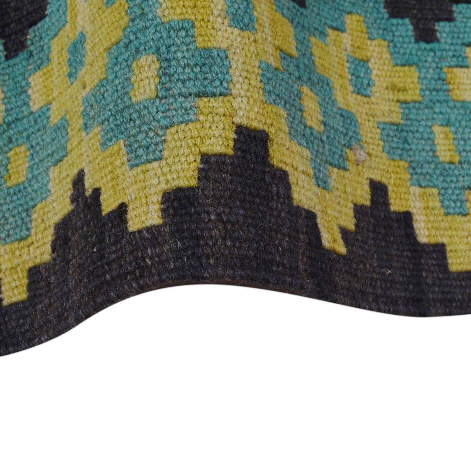 Handmade Multi Kilim Geometric 10' Runner