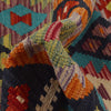 Handmade Multi Kilim Geometric 10' Runner
