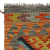 Handmade Multi Kilim Geometric 10' Runner