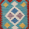 Handmade Multi Kilim Geometric 10' Runner