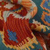 Handmade Multi Kilim Geometric 10' Runner
