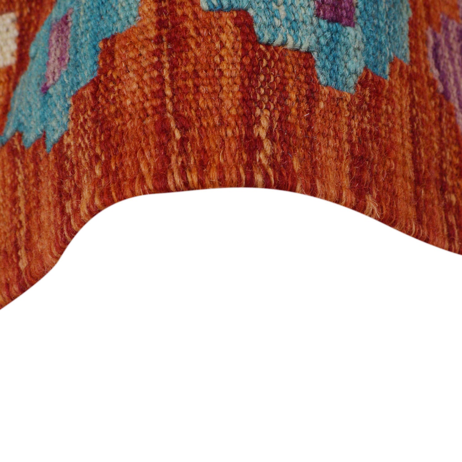 Handmade Multi Kilim Geometric 10' Runner