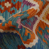 Handmade Multi Kilim Geometric 10' Runner