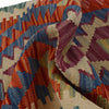 Handmade Multi Kilim Geometric 5' Runner