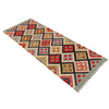 Handmade Multi Kilim Geometric 5' Runner