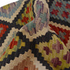 Handmade Multi Kilim Geometric 5' Runner
