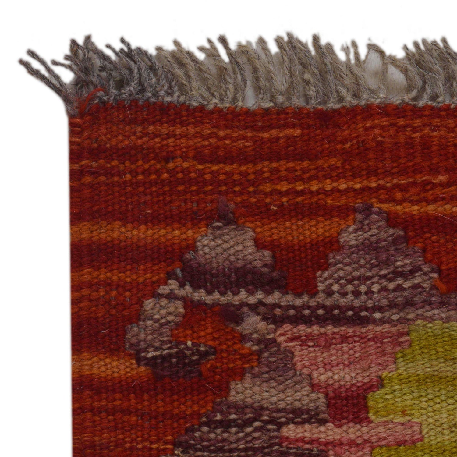 Handmade Multi Kilim Geometric 2x4 ft