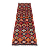 Handmade Multi Kilim Geometric 10' Runner