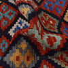 Handmade Multi Kilim Geometric 10' Runner