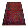 Baluchi Rug Handmade Multi Geometric 3x5 ft