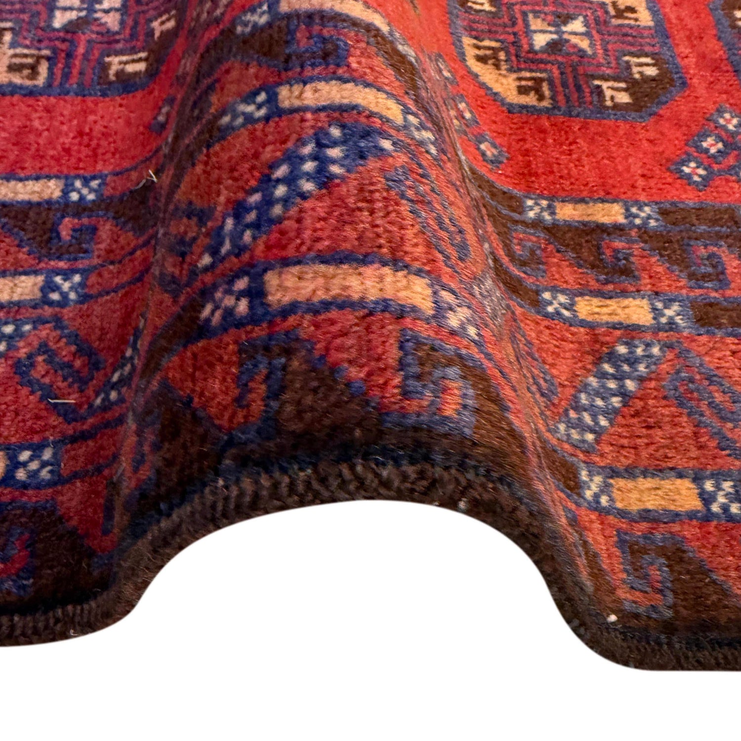 Baluchi Rug Handmade Multi Geometric 3x5 ft