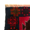 Baluchi Rug Handmade Red Geometric 3x5 ft