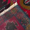 Baluchi Rug Handmade Red Geometric 3x5 ft